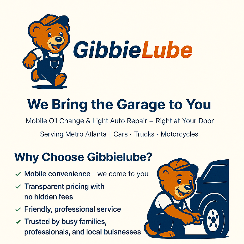 GibbieLube Bear Mascot